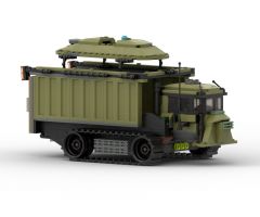 Tracked heavy transporter carrier