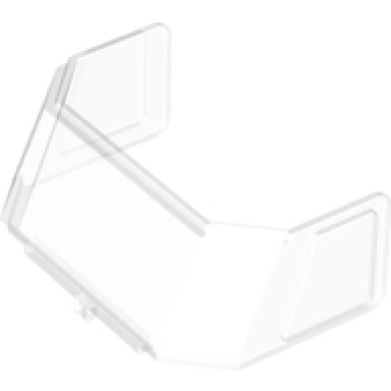 Glass for Windscreen 4 x 6 x 4 Cab with Hinge (45406)