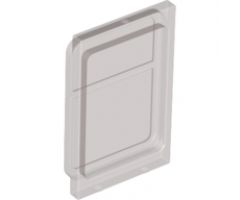 Glass for Train Door with Lip on Top and Bottom