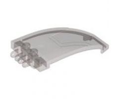 Windscreen 8 x 4 x 2 Curved Taper with Locking Dual 2 Fingers