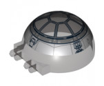 Windscreen 6 x 6 x 3 Canopy Half Sphere with Dual 2 Fingers and SW Tie-Fighter Pattern