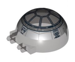 Windscreen 6 x 6 x 3 Canopy Half Sphere with Dual 2 Fingers and SW Tie-Fighter Pattern