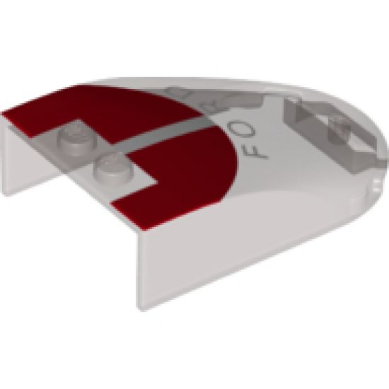 Windscreen 6 x 4 x 1 Curved with Ford GT Roof Pattern