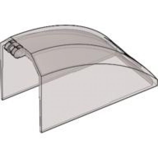 Windscreen 8 x 4 x 4 Curved with 2 Fingers with Headlights and Res-Q Pattern