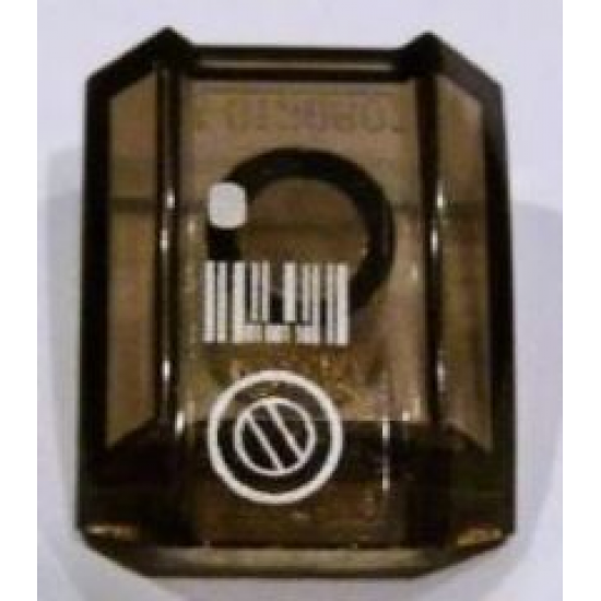 Slope, Curved 2 x 2 Lip with Silver Windscreen Display Pattern (Sticker) - Set 7704
