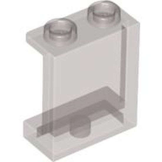Panel 1 x 2 x 2 with Side Supports - Hollow Studs