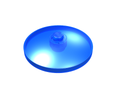 Dish 4 x 4 Inverted (Radar) with Solid Stud