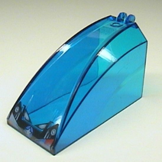 Windscreen 8 x 4 x 4 Curved with 2 Fingers with Headlights and Star Pattern