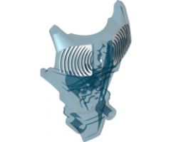 Hero Factory Full Torso Armor with White Waves Pattern (Stringer)