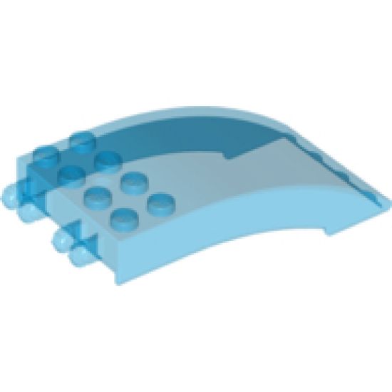 Windscreen 8 x 4 x 2 Curved with Locking Dual 2 Fingers