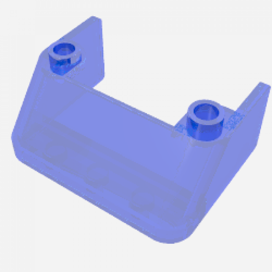Windscreen 3 x 4 x 1 1/3 with 2 Studs on Top