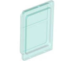 Glass for Train Door with Lip on Top and Bottom