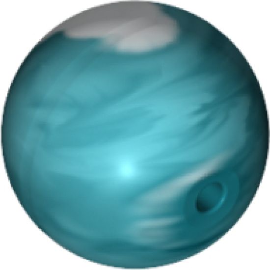 Ball Bionicle Zamor Sphere with Marbled White Pattern