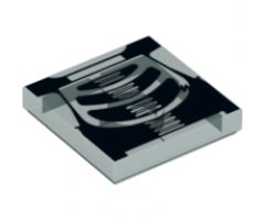 Tile 2 x 2 with Black Chest X-Ray Pattern