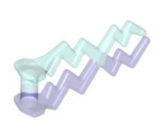 Energy Effect Wave Angular (Electric Zigzag, Castle Magic Spark) with Marbled Trans-Purple Pattern