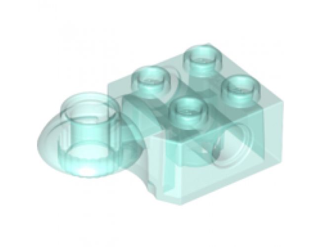 Technic, Brick Modified 2 x 2 with Pin Hole, Rotation Joint Ball Half (Horizontal Top)