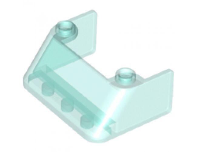 Windscreen 3 x 4 x 1 1/3 with 2 Studs on Top