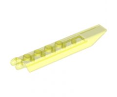 Hinge Plate 1 x 8 with Angled Side Extensions, Squared Plate Underside