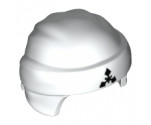 Minifigure, Headgear Ninjago Wrap Type 3 with Bandana and Knot and Black Symbol Pattern