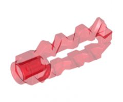 Minifigure, Weapon Sword, Double Blade Serrated with Bar Holder