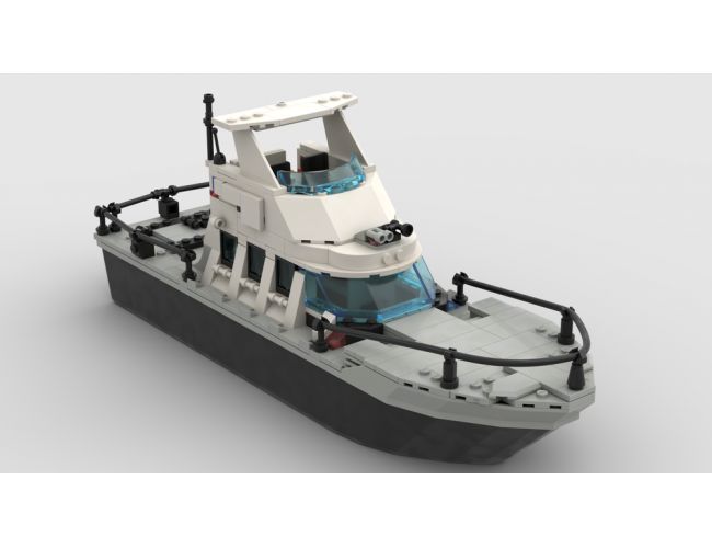 LEGO 4010 Police Rescue Boat Remake