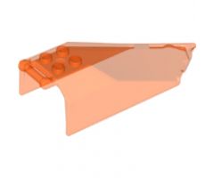 Windscreen 11 x 4 x 2 1/3 Canopy Pointed with Bar Handle