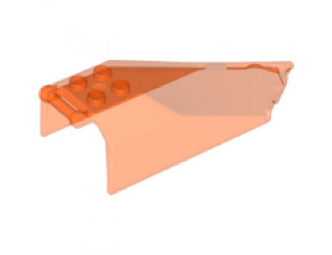 Windscreen 11 x 4 x 2 1/3 Canopy Pointed with Bar Handle