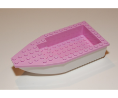 Boat Hull Unitary 16 x 8 Base with Bright Pink Boat Hull Unitary 16 x 8 Top (28533 / 28535)