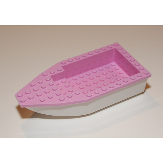 Boat Hull Unitary 16 x 8 Base with Bright Pink Boat Hull Unitary 16 x 8 Top (28533 / 28535)
