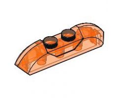 Slope, Curved 4 x 1 with Two Studs