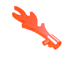 Energy Effect Wave Rounded with Base Pins (Castle Dragon Flame, Seaweed, Water)