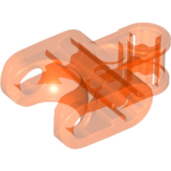 Technic, Connector Axle 2 x 3 with Ball Joint Socket, Open Lower Axle Holes