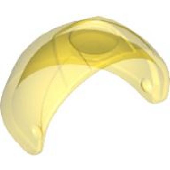 Minifigure, Headgear Accessory Visor Large with Trapezoid Area on Top
