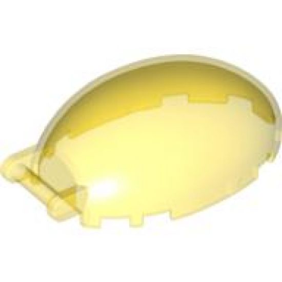 Windscreen 6 x 4 x 2 1/3 Bubble Canopy with Bar Handle