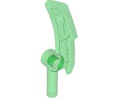 Minifigure, Weapon Blade with Bar (Ninjago Jade Blade)