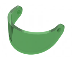 Minifigure, Headgear Accessory Visor Standard