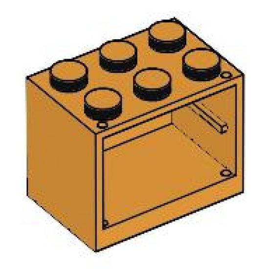 Container Cupboard 2 x 3 x 2 - Solid Studs