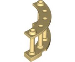 Fence 4 x 4 x 2 Quarter Round Spindled with 2 Studs