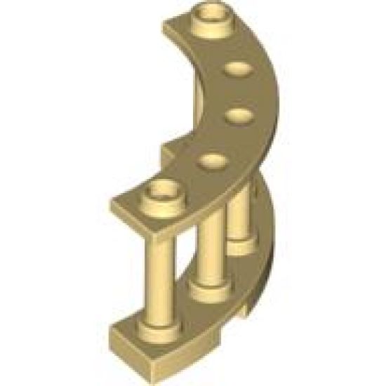 Fence 4 x 4 x 2 Quarter Round Spindled with 2 Studs