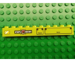 Brick 1 x 10 with 'EXPLORERS' Logo and Lockers Pattern (Sticker) - Set 60124