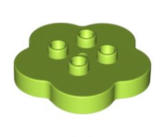 Duplo, Brick Round 4 x 4 Flat Top Scalloped with 2 x 2 Studs
