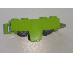 Vehicle, Base 4 x 5 Roller Coaster Car with 2 Dark Bluish Gray Wheel Roller Coaster (26021 / 24869)