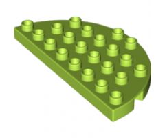 Duplo, Plate Round Corner 4 x 8 Double