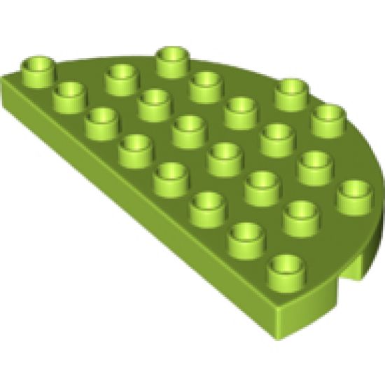 Duplo, Plate Round Corner 4 x 8 Double