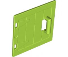 Duplo, Building Door / Window Pane 1 x 4 x 3 Wooden Gate with Handle