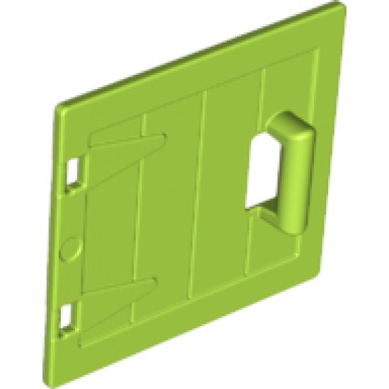 Duplo, Building Door / Window Pane 1 x 4 x 3 Wooden Gate with Handle