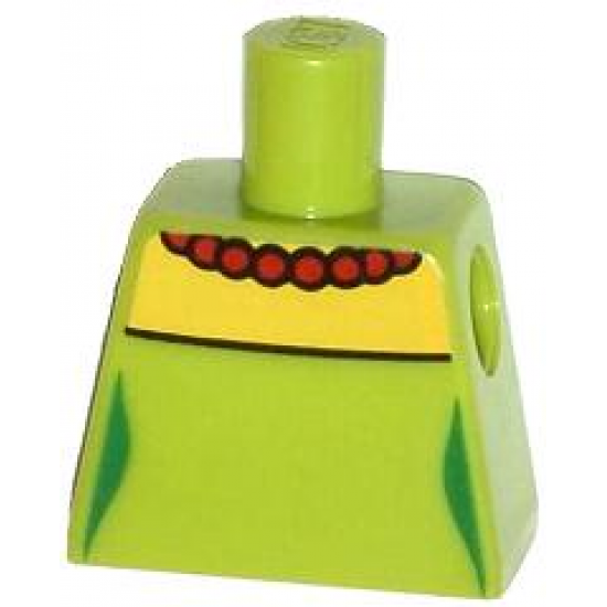 Torso Simpsons Dress with Red Necklace Pattern