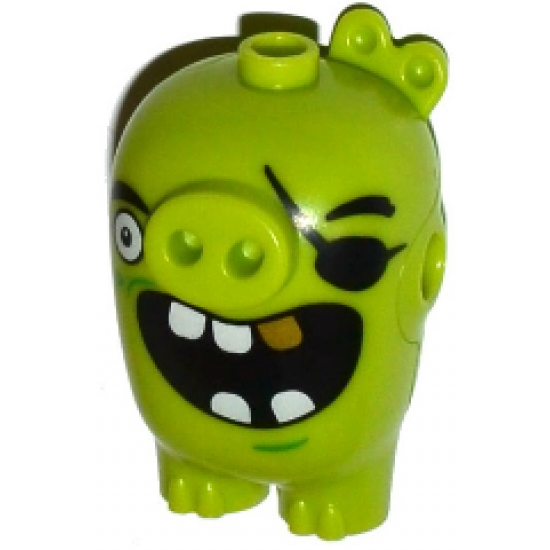 Body Angry Birds Pig with Pirate Pig Pattern