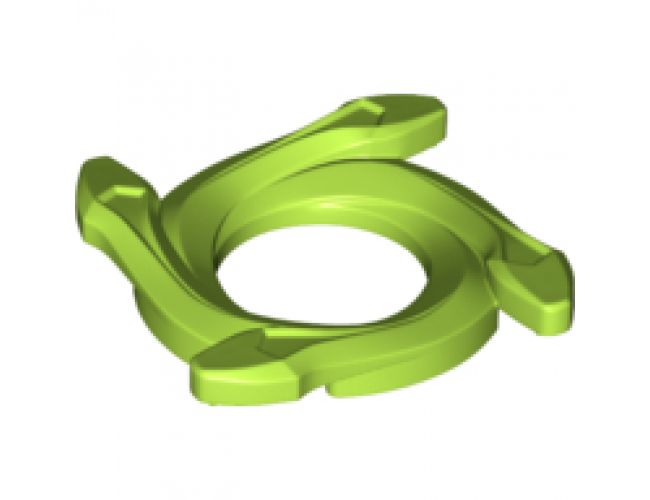 Ring 4 x 4 with 2 x 2 Hole and 4 Snake Head Ends (Ninjago Spinner Crown)