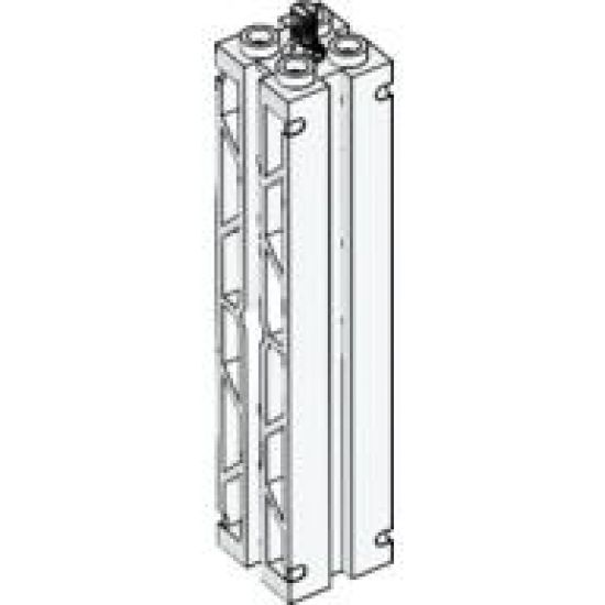 Support 2 x 2 x 8 with Grooves and Top Peg, Lattice on 2 Sides